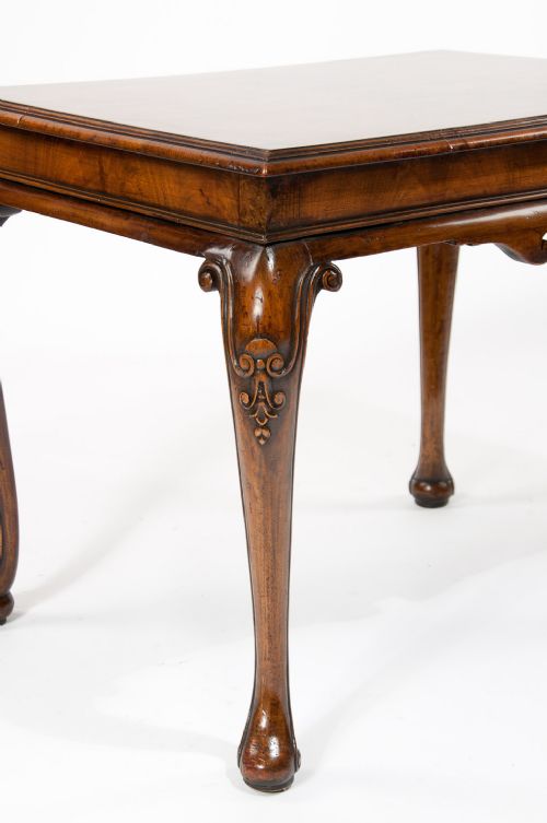 fig 4. Antique Walnut Coffee Table on Cabriole Legs