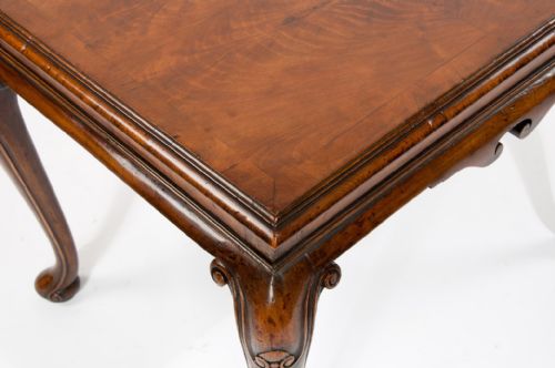 fig 6. Antique Walnut Coffee Table on Cabriole Legs