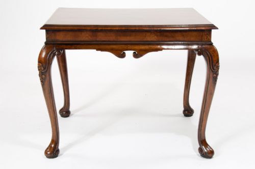 fig 8. Antique Walnut Coffee Table on Cabriole Legs
