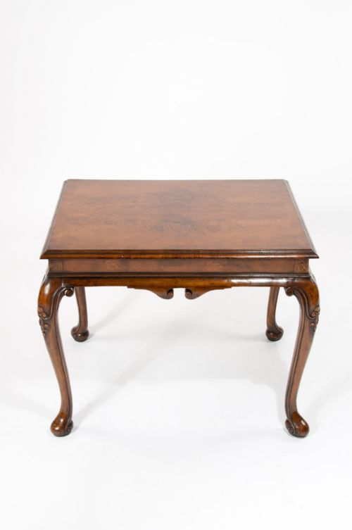 fig 9. Antique Walnut Coffee Table on Cabriole Legs