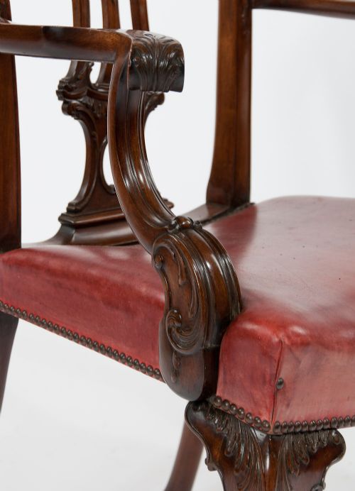 fig 5. Fine Quality Pair of Victorian Desk Chairs