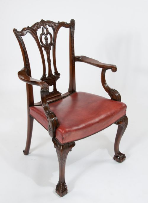 fig 8. Fine Quality Pair of Victorian Desk Chairs