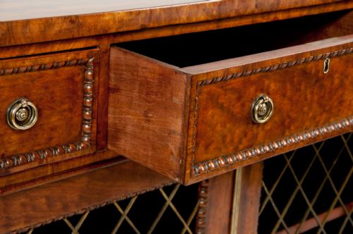 fig 2. QUALITY ANTIQUE REGENCY MAHOGANY SIDE CABINET