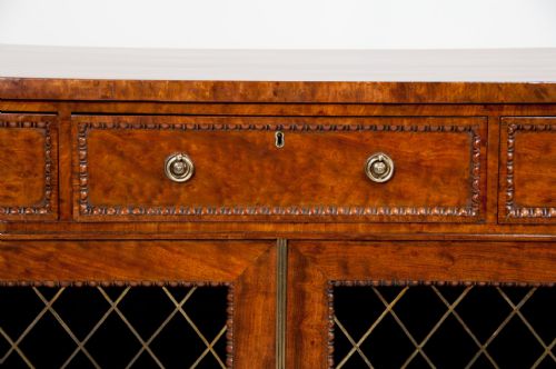 fig 8. QUALITY ANTIQUE REGENCY MAHOGANY SIDE CABINET
