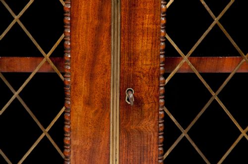 fig 10. QUALITY ANTIQUE REGENCY MAHOGANY SIDE CABINET