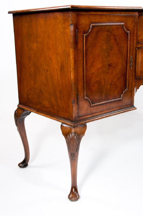 fig 5. Antique Walnut Serpentine Fronted Sideboard