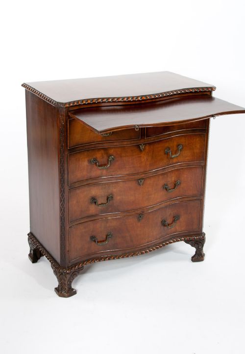 fig 5. Quality Antique Serpentine Chest of Drawers