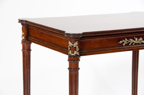 fig 2. Quality Antique French Parquetry Topped Table