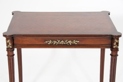 fig 8. Quality Antique French Parquetry Topped Table