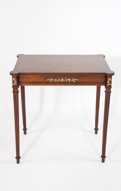 fig 11. Quality Antique French Parquetry Topped Table