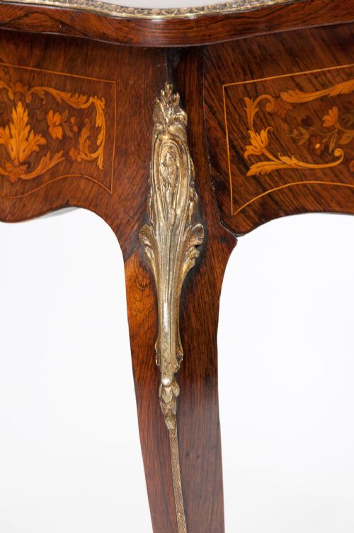 fig 3. Exceptional French 19th Century Marquetry Dressing Table