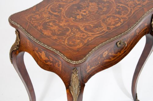 fig 4. Exceptional French 19th Century Marquetry Dressing Table