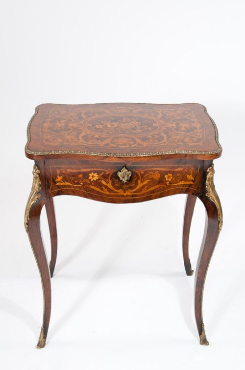 fig 7. Exceptional French 19th Century Marquetry Dressing Table