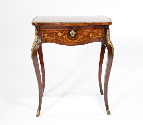 fig 8. Exceptional French 19th Century Marquetry Dressing Table