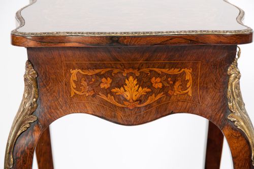 fig 9. Exceptional French 19th Century Marquetry Dressing Table