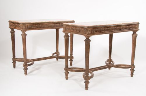 fig 2. Decorative Pair of 19th Century Tables