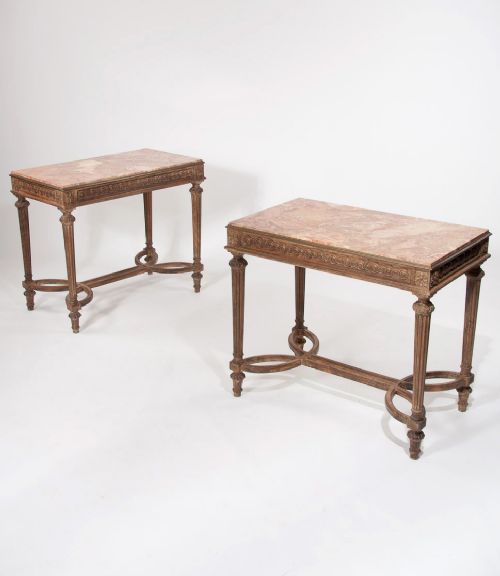 Decorative Pair of 19th Century Tables