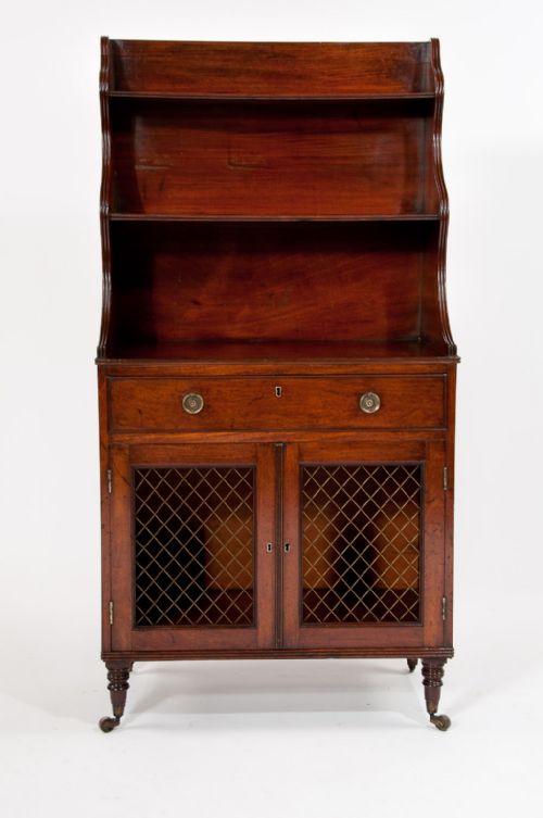 fig 7. A Wonderful Sheraton Waterfall Bookcase With Provenance