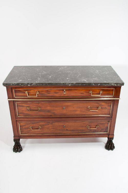 fig 6. Quality Antique French Mahogany Commode 18th Century