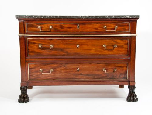 fig 7. Quality Antique French Mahogany Commode 18th Century