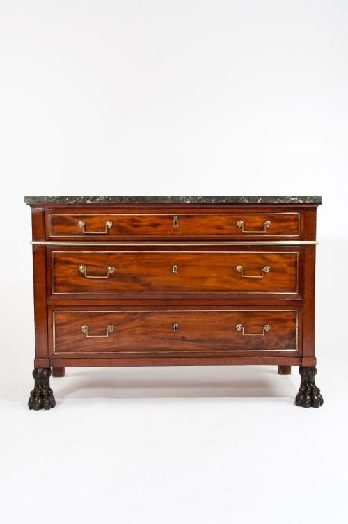 fig 8. Quality Antique French Mahogany Commode 18th Century
