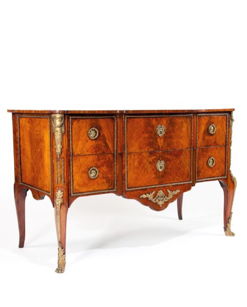 Fine Quality 19th Century Flame Mahogany Commode