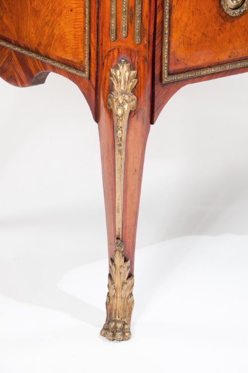 fig 6. Fine Quality 19th Century Flame Mahogany Commode