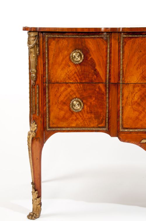 fig 9. Fine Quality 19th Century Flame Mahogany Commode