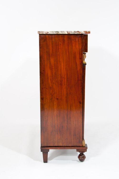 fig 8. Superb Regency Mahogany Marble Topped Chiffonier
