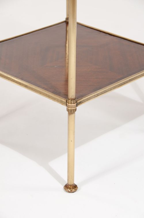 fig 5. Edwardian Two Tier Brass And Kingwood Etagere