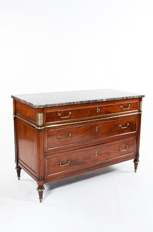 fig 1. Fine 18th Century Mahogany Directoire Commode
