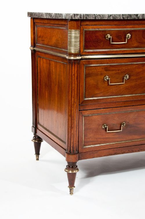 fig 2. Fine 18th Century Mahogany Directoire Commode