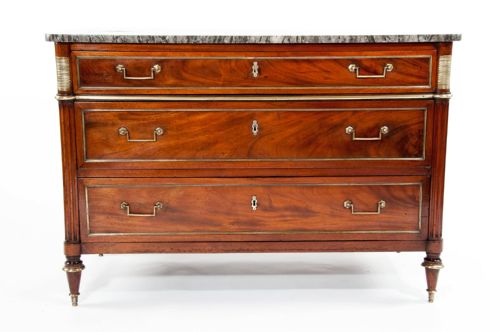 fig 7. Fine 18th Century Mahogany Directoire Commode