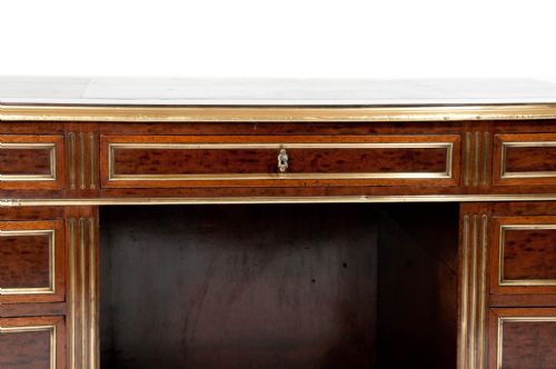 fig 9. Fine Antique French Mahogany and Brass Desk