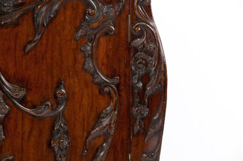 fig 10. EXQUISITE 19TH CENTURY CARVED BOMBE CABINET