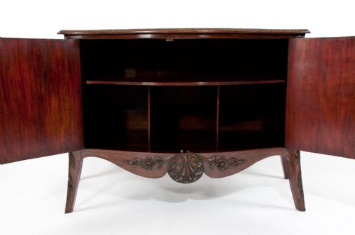 fig 11. EXQUISITE 19TH CENTURY CARVED BOMBE CABINET