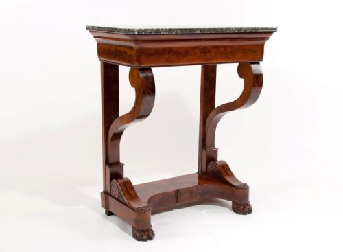 fig 1. French Louis Philippe Mahogany Console Table