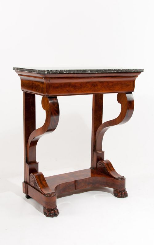 fig 2. French Louis Philippe Mahogany Console Table