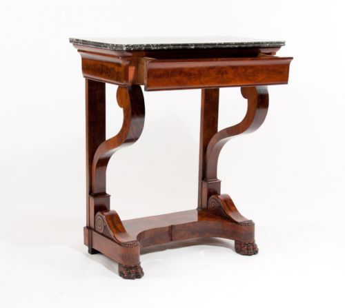 fig 3. French Louis Philippe Mahogany Console Table