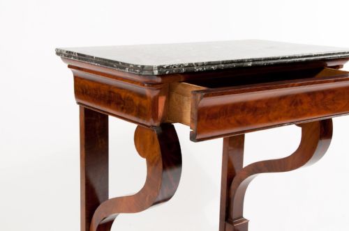 fig 4. French Louis Philippe Mahogany Console Table
