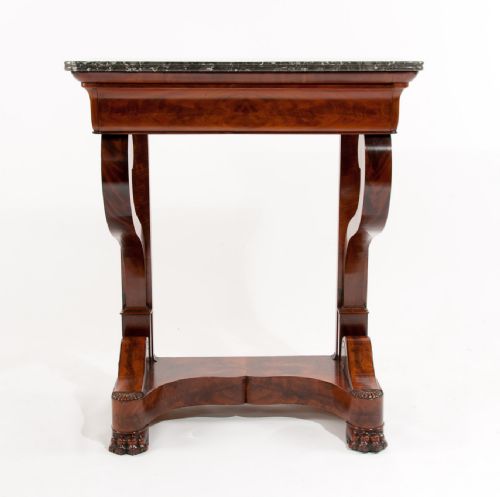 fig 9. French Louis Philippe Mahogany Console Table