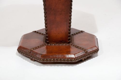 fig 5. Art Deco French Leather Side Table