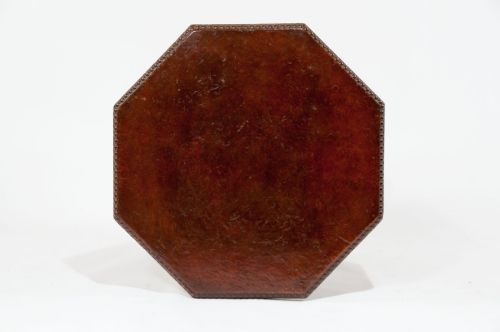 fig 7. Art Deco French Leather Side Table
