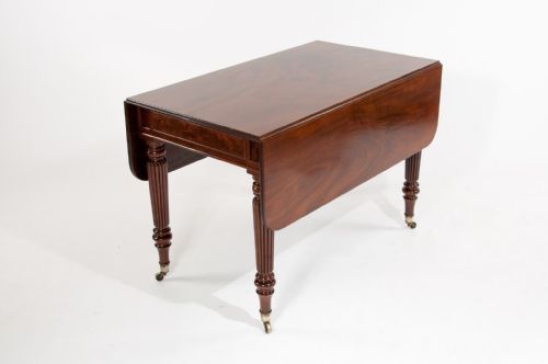 fig 2. Large Gillows Regency Antique Pembroke Dining Table