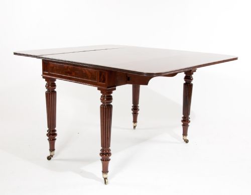 fig 4. Large Gillows Regency Antique Pembroke Dining Table