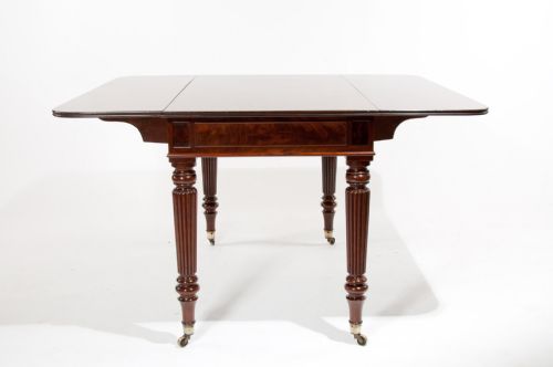 fig 8. Large Gillows Regency Antique Pembroke Dining Table