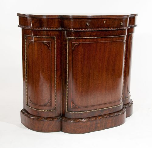 fig 2. 19th Century Shaped Side Cabinet Chiffonier