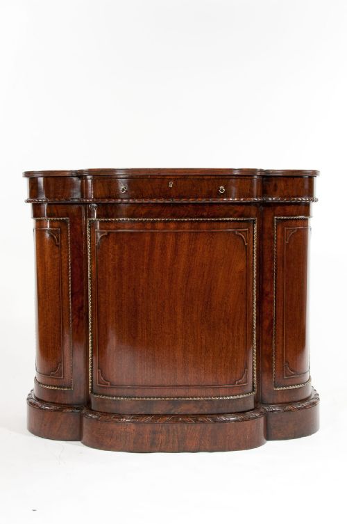 fig 9. 19th Century Shaped Side Cabinet Chiffonier