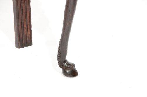 fig 4. Unusual Oak 19th C Gothic Cabinet on stand