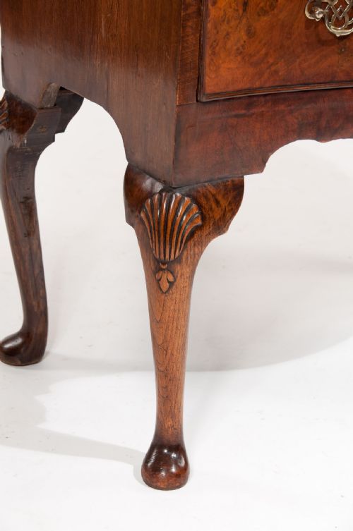 fig 2. Antique Serpentine Walnut Chest of Drawers